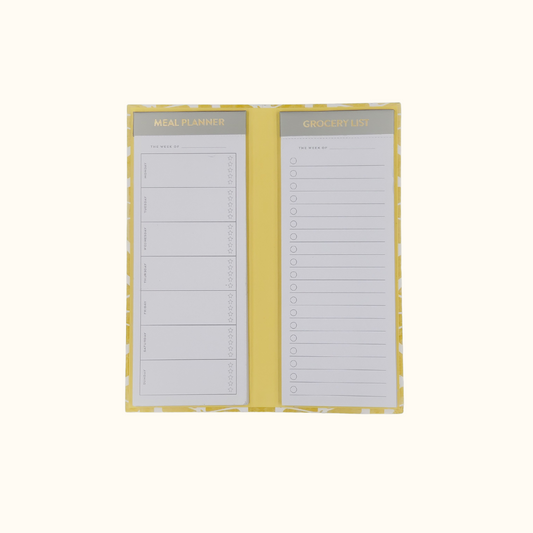 Yellow Menu Planner