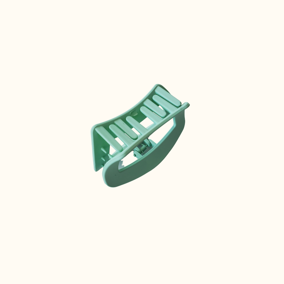 Hair Claw Clip Green