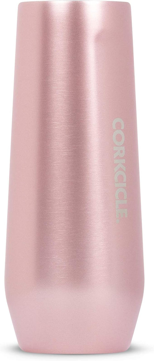 Rose Metallic Stemless Flute