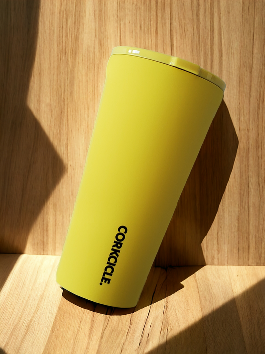 Neon Yellow Matte Tumbler